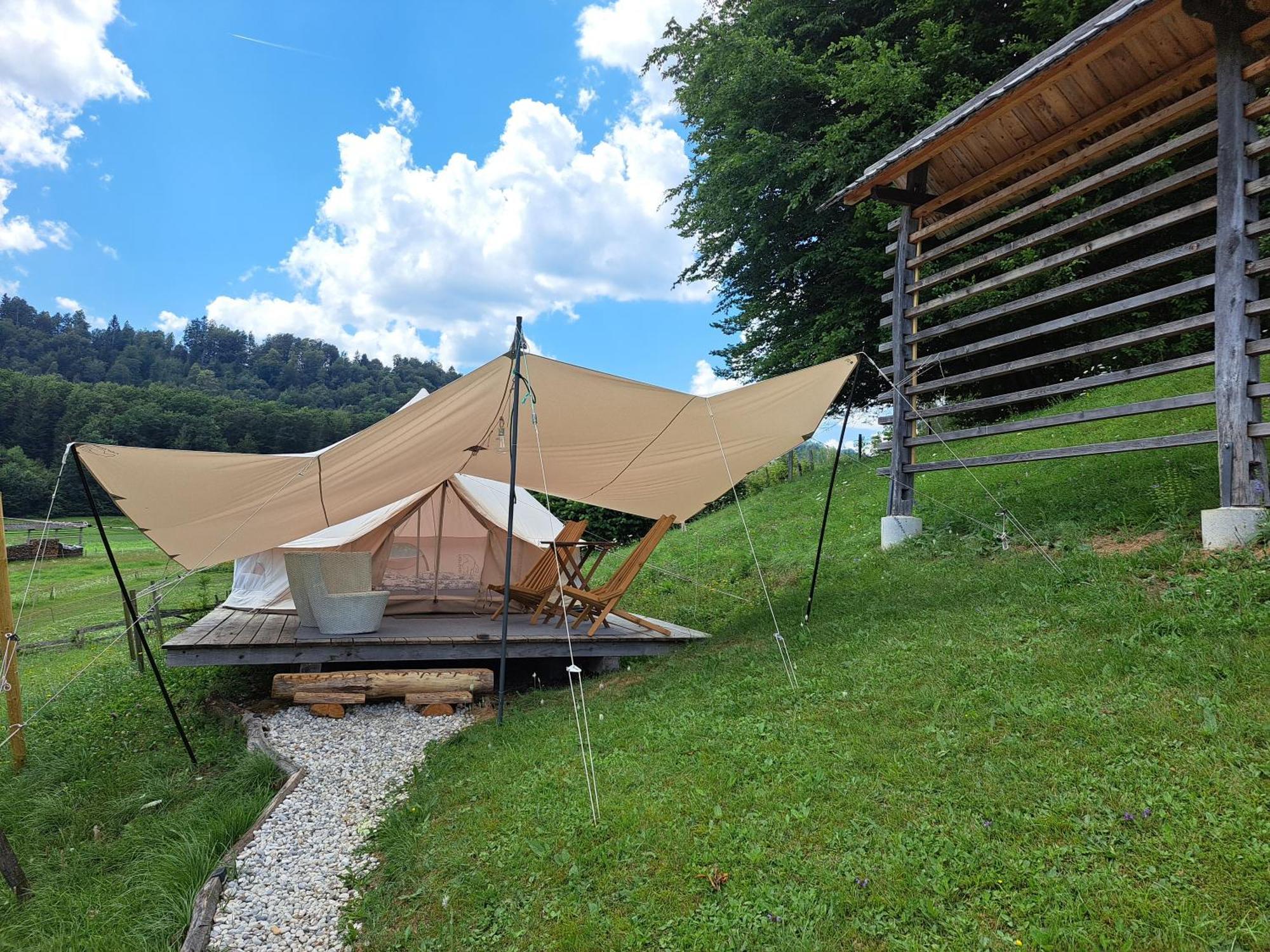 Вилла Puzman Farm Glamping Радовлица Экстерьер фото